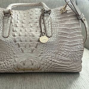 Brahmin Cream Leather purse